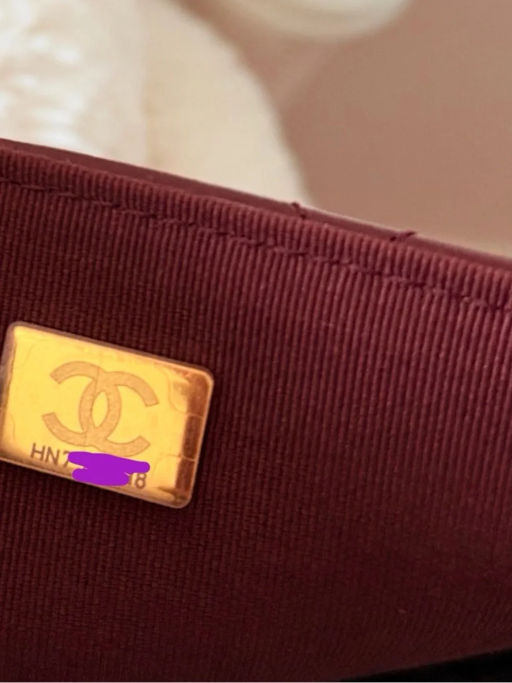 CHANEL Grained Calfskin Quilted XXL Travel Flap Bag in Burgundy Gold Hardware
